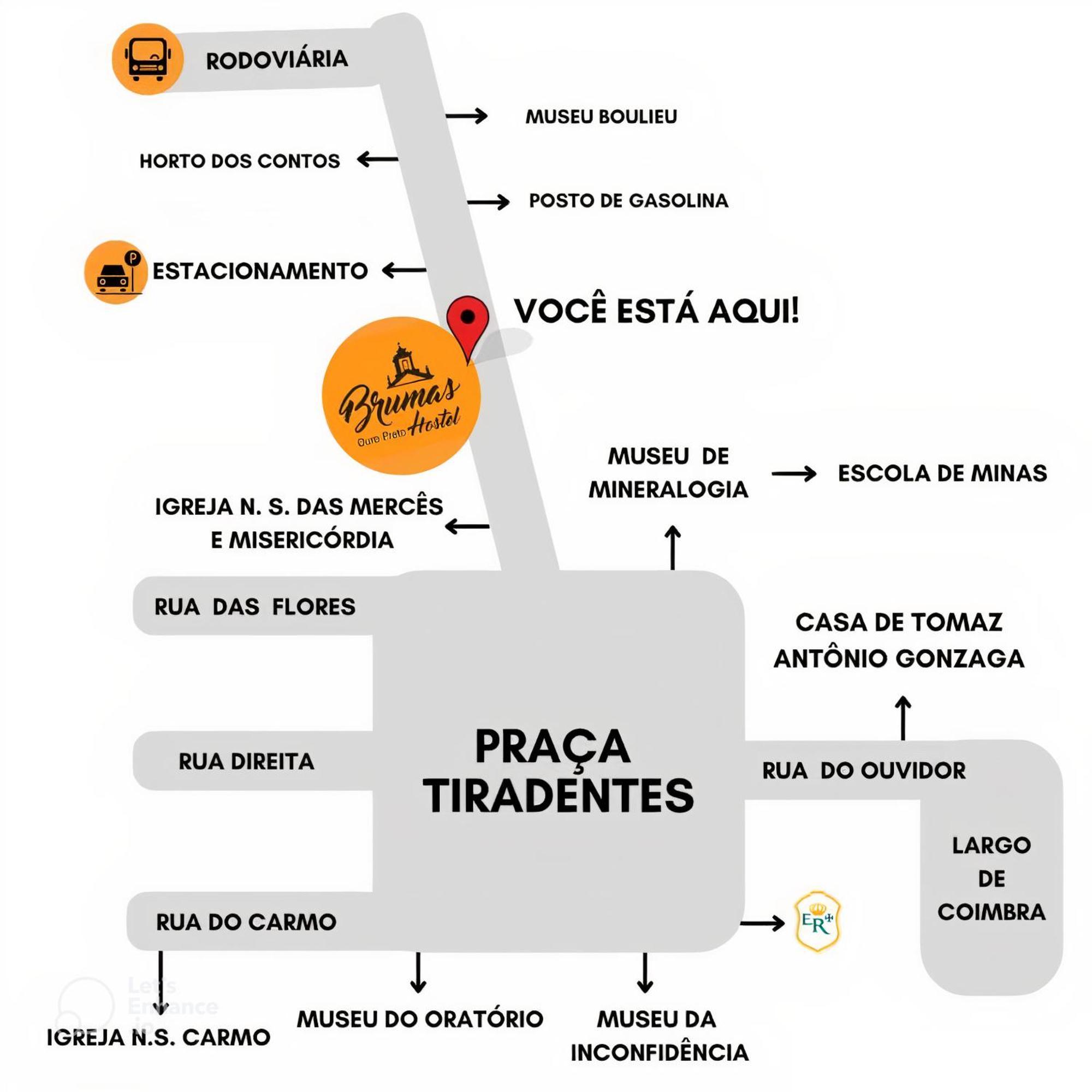 Brumas Ouro Preto Hostel E Pousada Exterior foto